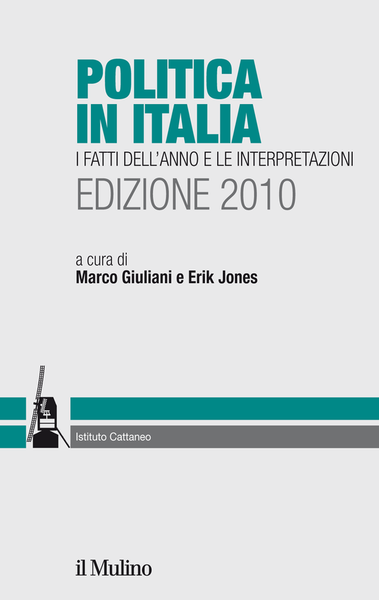 Copertina del libro Politica in Italia. Edizione 2010