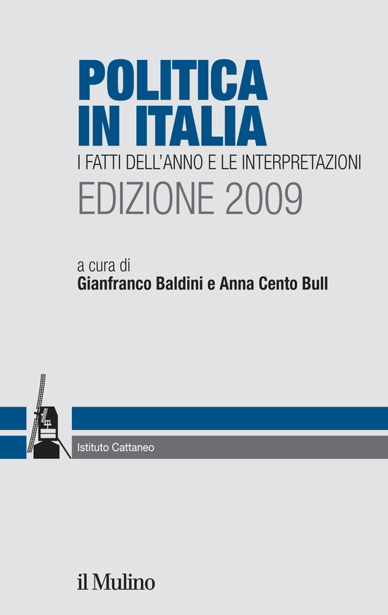 Copertina del libro Politica in Italia. Edizione 2009 (I fatti dell'anno e le interpretazioni)