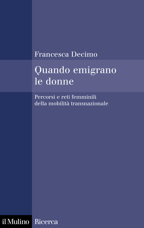 Copertina del libro Quando emigrano le donne