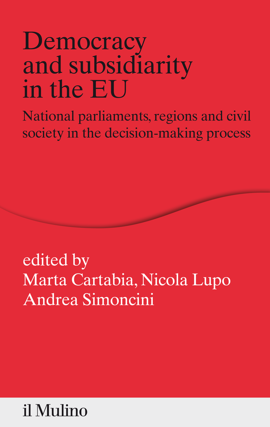 Copertina del libro Democracy and subsidiarity in the Eu