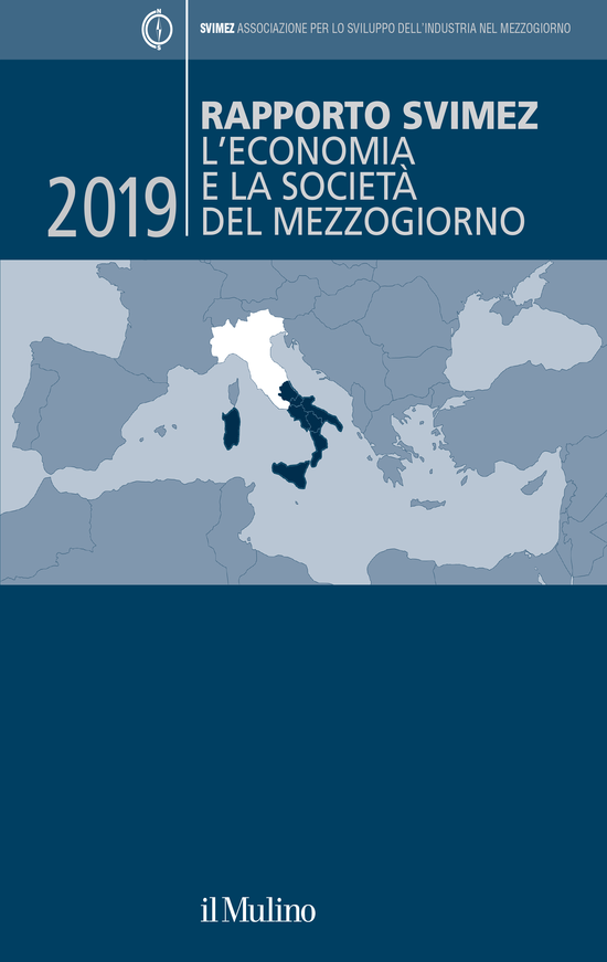 Copertina del libro Rapporto SVIMEZ 2019