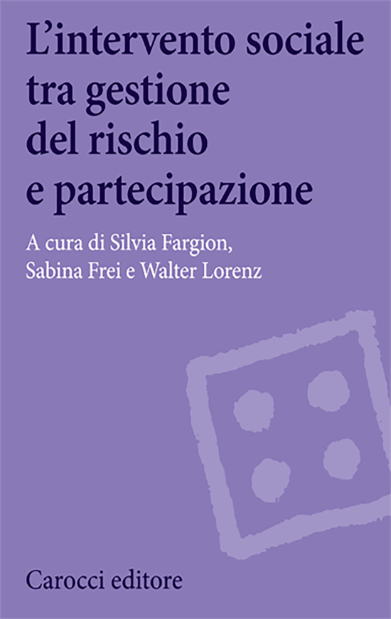 Copertina del libro L'intervento sociale tra gestione del rischio e partecipazione