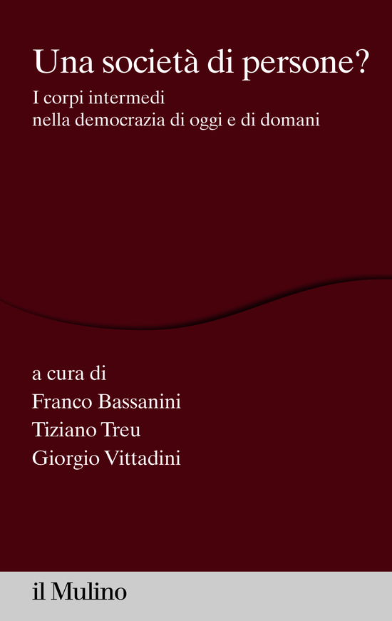 Copertina del libro Una società di persone? (I corpi intermedi nella democrazia di oggi e di domani)